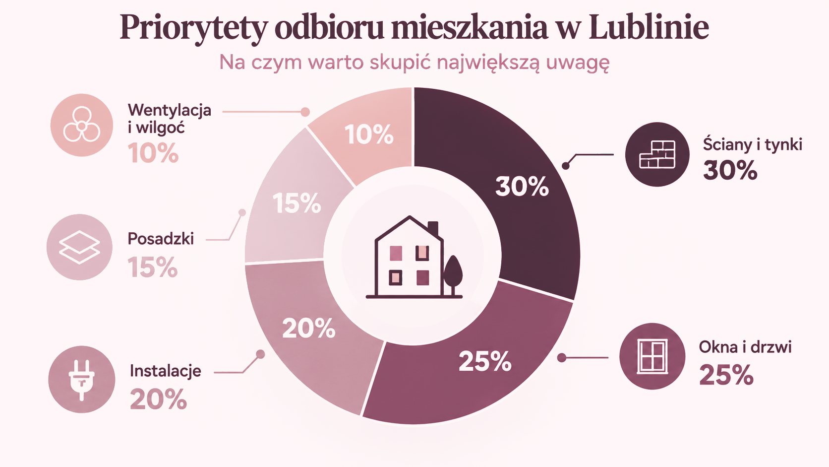 Priorytety kontroli podczas odbioru mieszkania